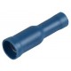 Fully Insulated Blue 16 Amp 4 mm Female Bullet Crimp Terminal 